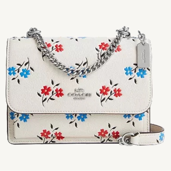 NWT Coach Mini Klare Xbody Leather Bag W/Floral Print Below $378 Retail RETIRED - Picture 7 of 8